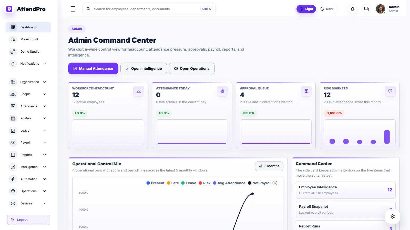 AttendPro Screenshot 1