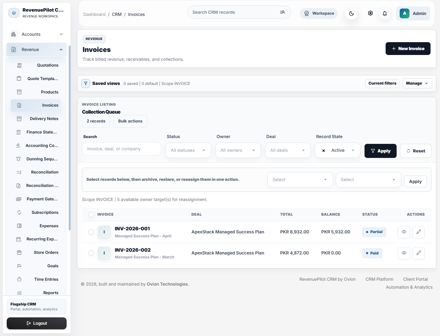 RevenuePilot CRM screenshot 7