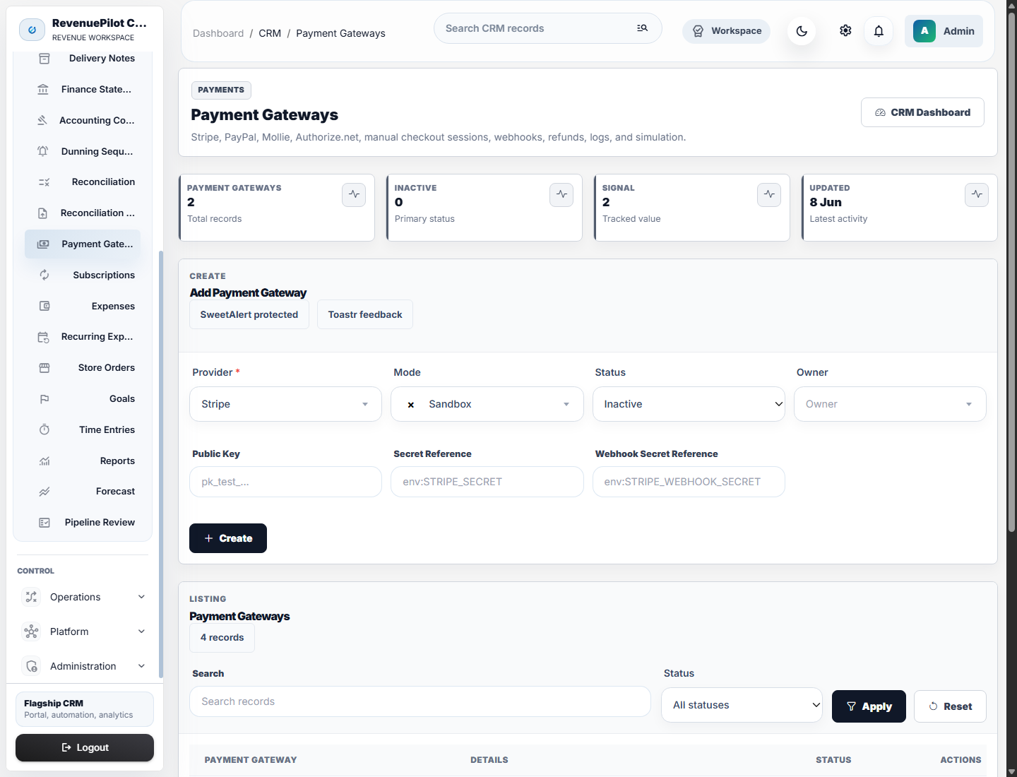 RevenuePilot CRM screenshot 13