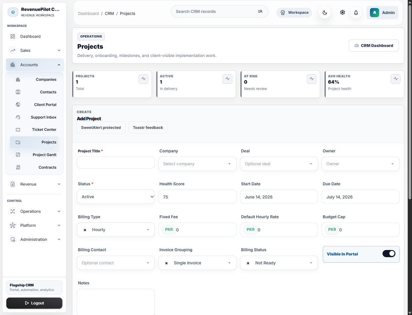 RevenuePilot CRM screenshot 8