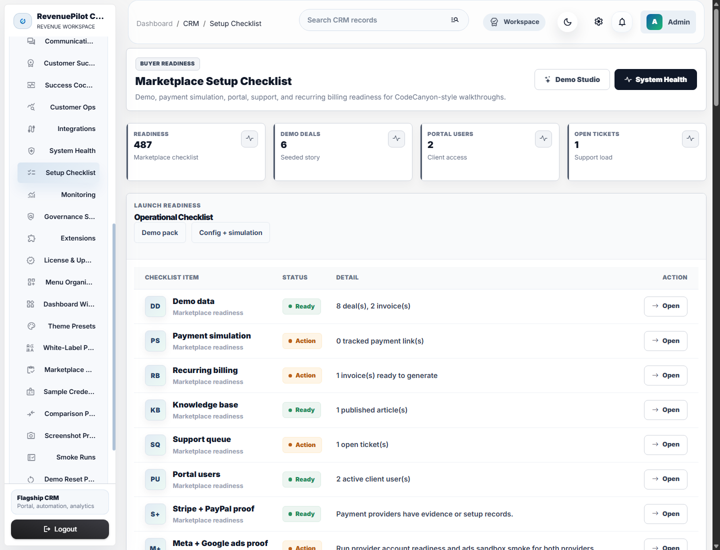 RevenuePilot CRM screenshot 14